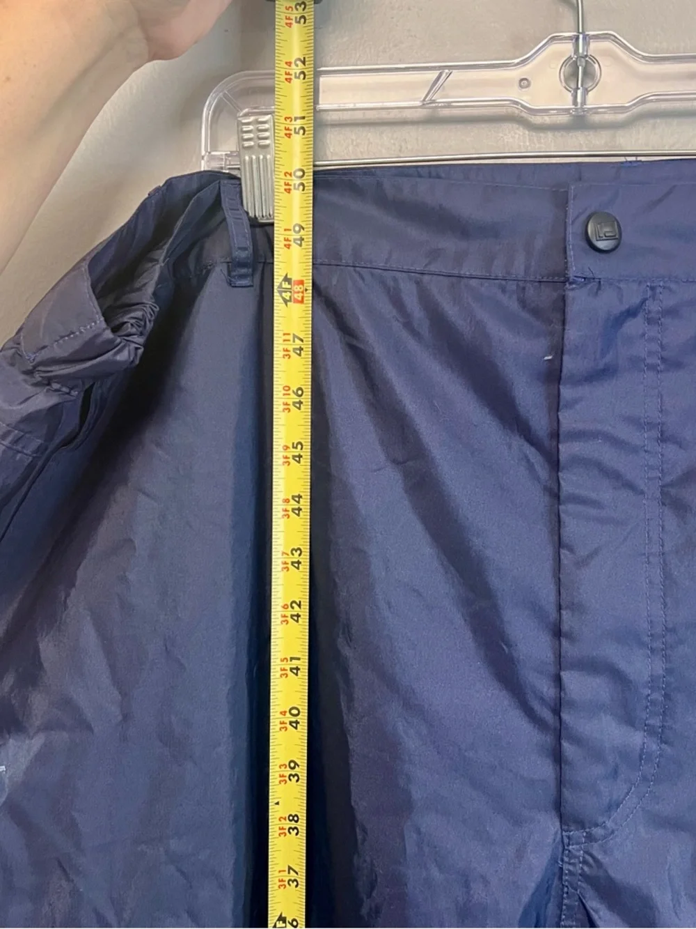 VTG 90s FUBU Extreme Sports Track Pants Navy & Orange Gradient Y2K Size 3X - Picture 7 of 9